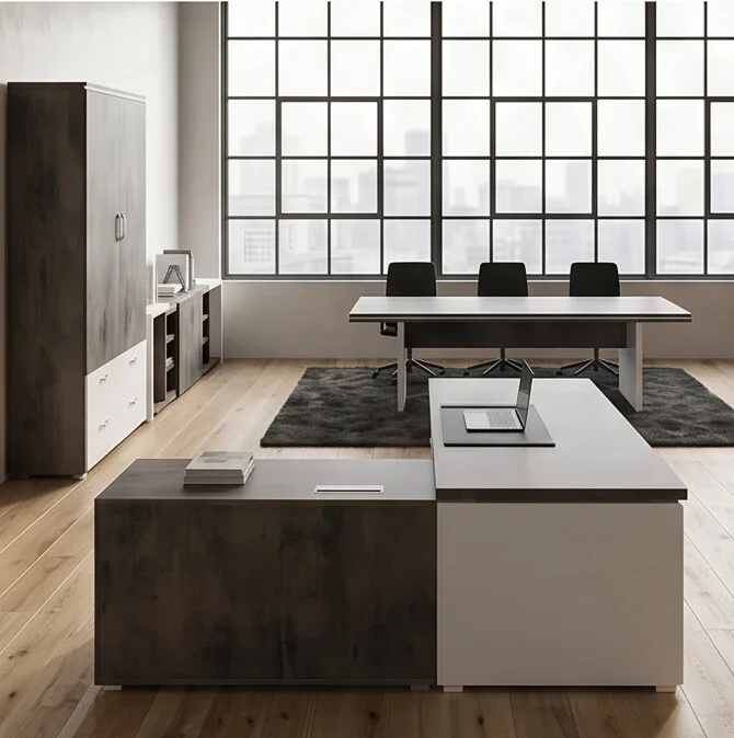 Biurko i stół konferencyjny Loft Deluxe
