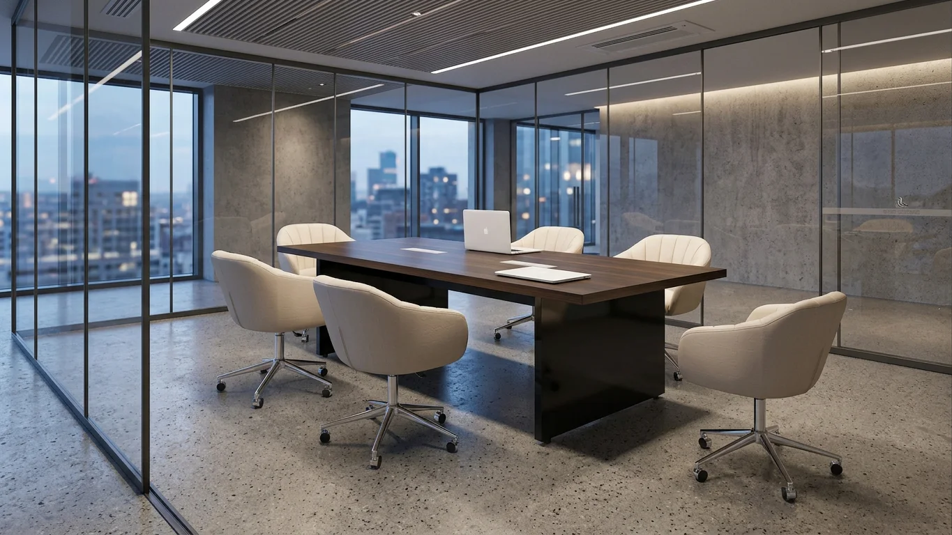Sala konferencyjna z systemem mebli Oak Master
